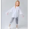 Yağmurluk Unisex Çocuk - Beyaz