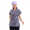 Yarasa Kol Desenli Unisex Tek Üst - 5002 Renkli Kalpler