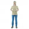 Zarf Yaka Desenli Üst - 3903 Baykuş