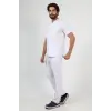 Zarf Yaka Erkek Takım - Beyaz