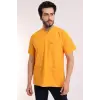 Zarf Yaka Erkek Tek Üst - 09 Hardal