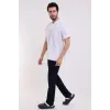 Zarf Yaka Erkek Tek Üst - 171 Beyaz