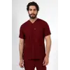 Zarf Yaka Erkek Tek Üst - 19 Bordo