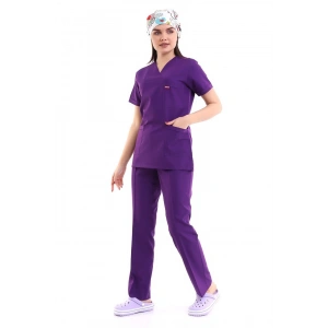 Zarf Yaka Kadın Takım - 54 Mor