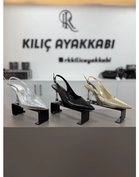 Center Parlak Topuklu Ayakkabı