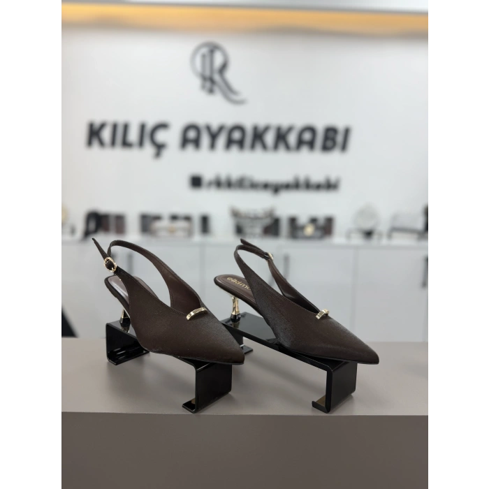 Fındık Topuk Prada Deri