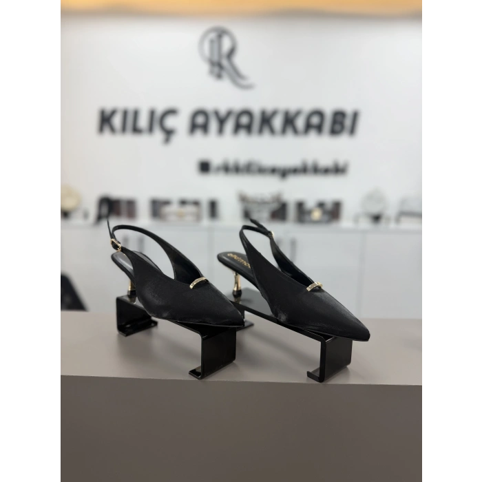 Fındık Topuk Prada Deri