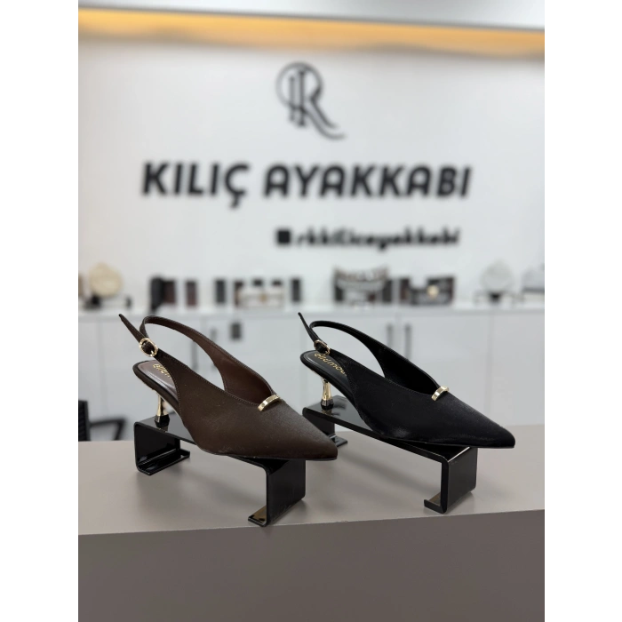 Fındık Topuk Prada Deri