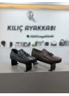 Deri Mod Püsküllü Ayakkabı