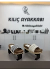 Pien Dolgu Taşlı Terlik
