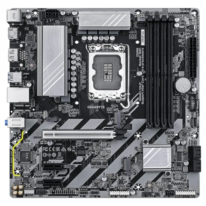 Gigabyte B860M D3HP DDR5 9066MHz (OC) M.2 1851p mATX Anakart