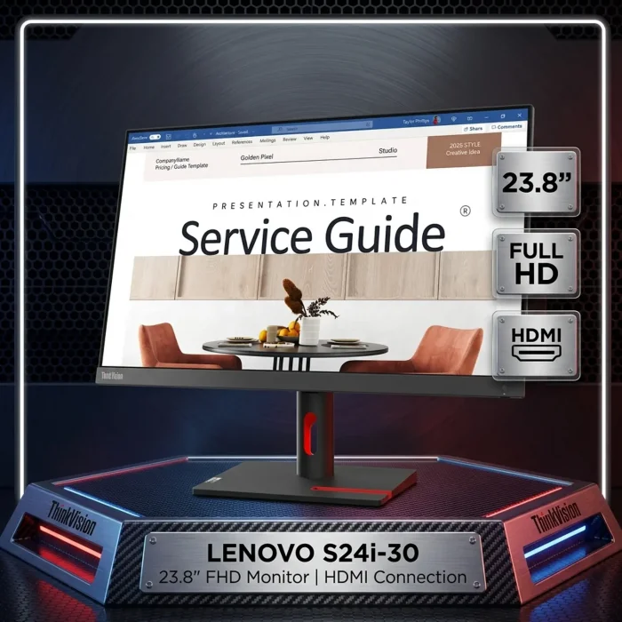 Lenovo S24i-30 23.8inch Monitor-HDMI