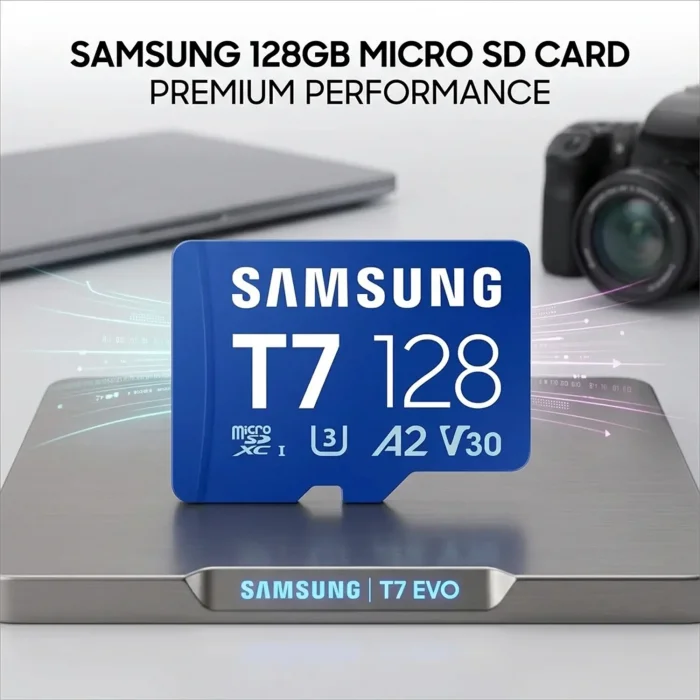 Samsung T7 MB-MB128T/WW V30 128 GB Micro SD Kart