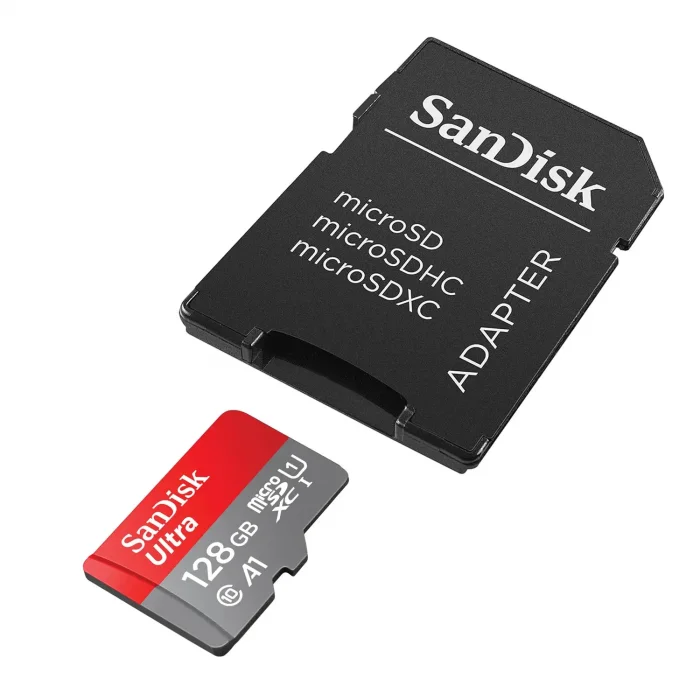 Sandisk Ultra Uhs 128gb Microsd Card (140 Mb/s)