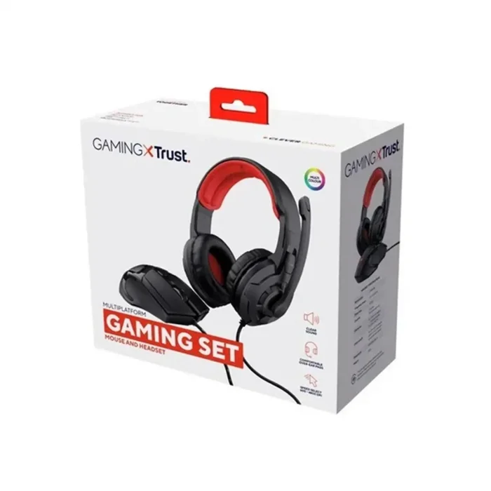 Trust 24761 2in1 Siyah Gaming Kulaklık ve Mouse Set