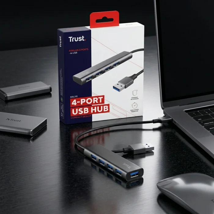 Trust 4 Port USB Çoğaltıcı - USB 3.2 Hub