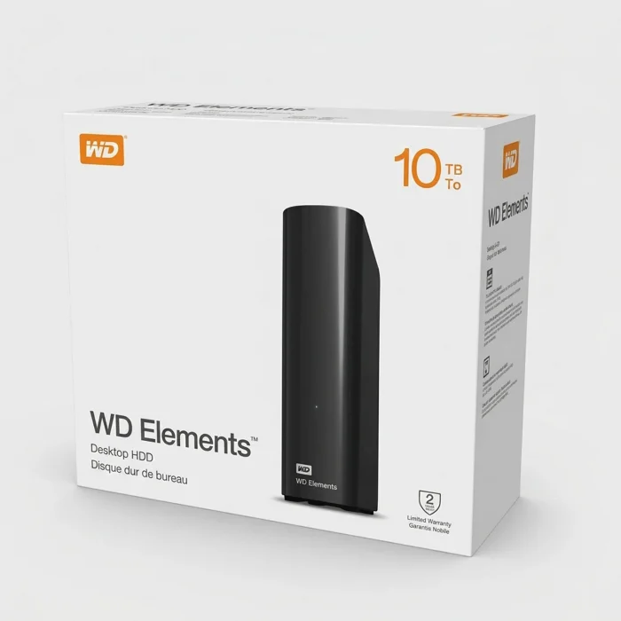 Western Digital Elements Desktop 10 TB Harici Harddisk