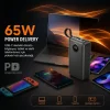 Dexim 20.000 Mah 65W Lightning+Type-C Kablolu Hızlı Şarj Taşınabilir Güç Kaynağı