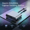 Dexim DHU0004 USB-Typ-c HDMI VGA Hub Laptop Docking Station