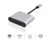 Dexim DHU0004 USB-Typ-c HDMI VGA Hub Laptop Docking Station