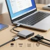 Dexim DHU0004 USB-Typ-c HDMI VGA Hub Laptop Docking Station