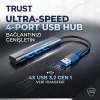Trust 4 Port USB Çoğaltıcı - USB 3.2 Hub