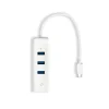 USB Type-C 3-Port Hub ve Gigabit Ethernet Adaptörü