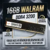 Walram Ddr4 16Gb 3200Mhz Udımm Pc Ram