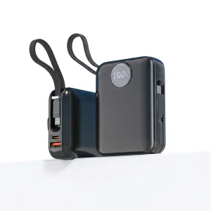 Dexim 10.000 mAh 45W Lightning Type-C Kablolu Hızlı Taşınabilir Güç Kaynağı