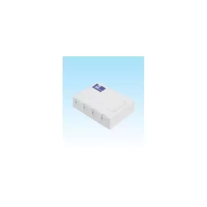 4 port sıva üstü priz kutusu, toz kapaklı, boş