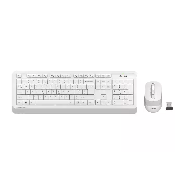 A4 TECH FG1010 Q 2.4 GHZ USB BEYAZ KLAVYE+MOUSE KABLOSUZ SET