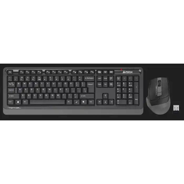 A4 TECH FG1035 Q Türkçe Kablosuz Gri 2000dpi Klavye+ Mouse