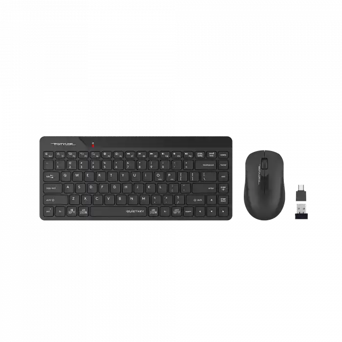 A4 TECH FG2200 AIR2 Q Türkçe Kablosuz Siyah Mini 1200dpi Klavye+ Mouse