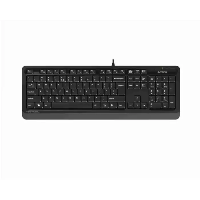 A4 TECH FK10 Q USB Multimedya Siyah-Gri Klavye