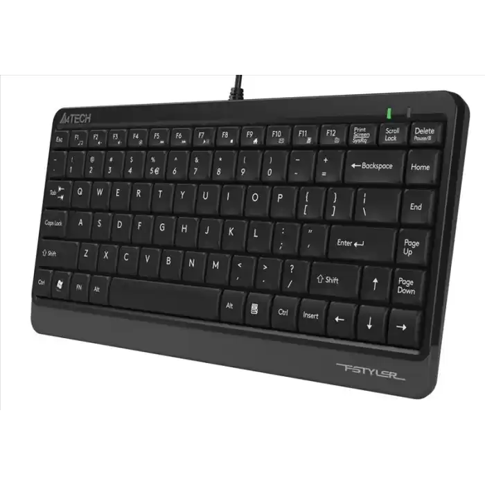 A4 TECH FK11 Q USB Multimedya Mini Gri Klavye