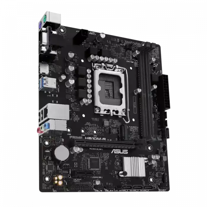 ASUS PRIME H610M-R-SI H610 LGA1700 DDR5 5600 DP HDMI VGA USB3.2 mATX-Beyaz Kutu