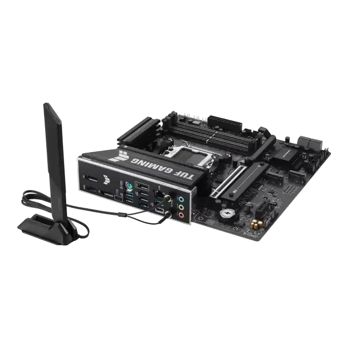 ASUS TUF GAMING B850M-E WIFI B850M DDR5 (Vga Yok) GLan 2.5G mATX HD DP TYP-C M2 WIFI BT AM5 AMD Anakart