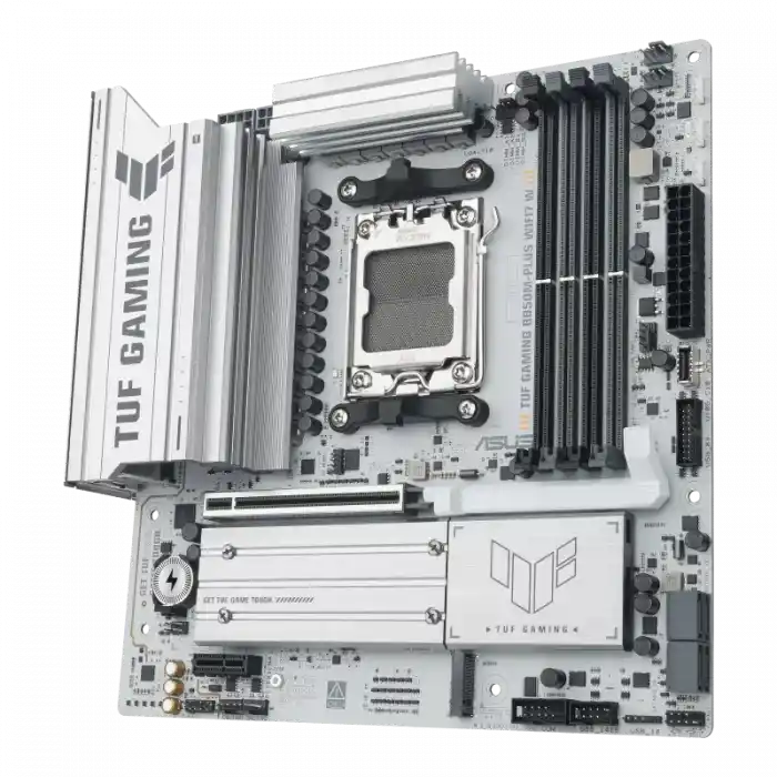 ASUS TUF GAMING B850M-PLUS WIFI 7 AMD ANAKART BEYAZ