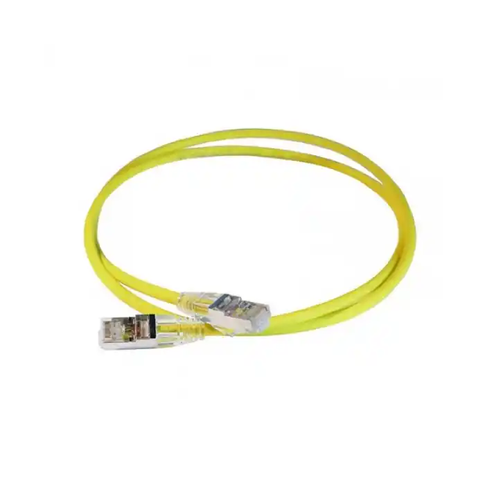 Cat6A S/FTP HD Patch Cord LSZH 1m Sarı