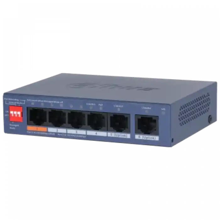 DAHUA CS4006-4ET2GT-60 4XFE-2XGE POE YÖNETİLEBİLİR SWİTCH