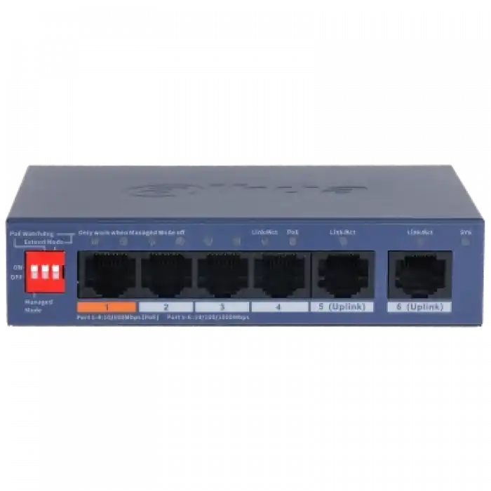 DAHUA CS4006-4ET2GT-60 4XFE-2XGE POE YÖNETİLEBİLİR SWİTCH