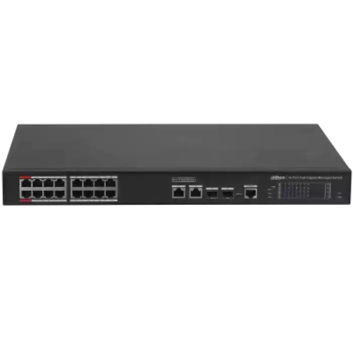 DAHUA S4220-16GT-240 16 PORT 16XGE-2XGE-2XGE/SFP YÖNETİLEBİLİR 240W POE SWİTCH