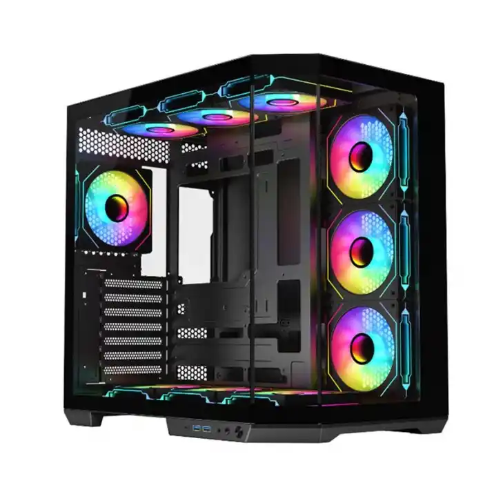 DARK DKCHGRPRO GUARDIAN PRO Powersız Siyah Tempered Glass Mid Tower ATX Kasa