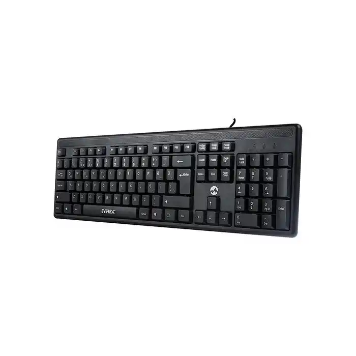 EVEREST KB-1002 Q Türkçe USB Standart Siyah Klavye