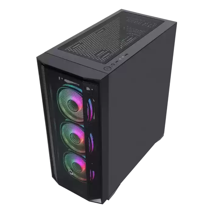 FRISBY CX-500 750W 80+ Bronze Siyah Mesh ARGB Ring Fanlı Mid Tower ATX Kasa
