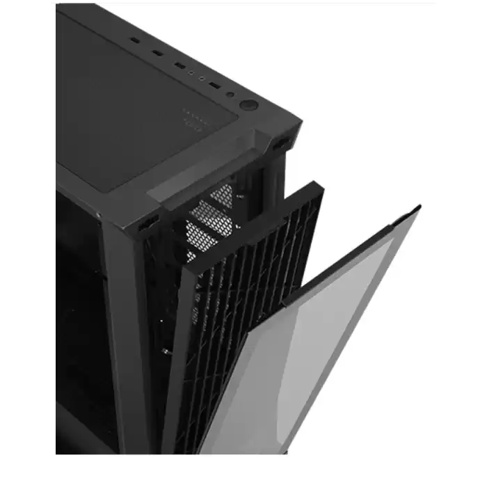 FRISBY FC-9455G VETRO 850W 80+ Bronze Siyah Dual-Ring RGB Fan Mid Tower ATX Kasa