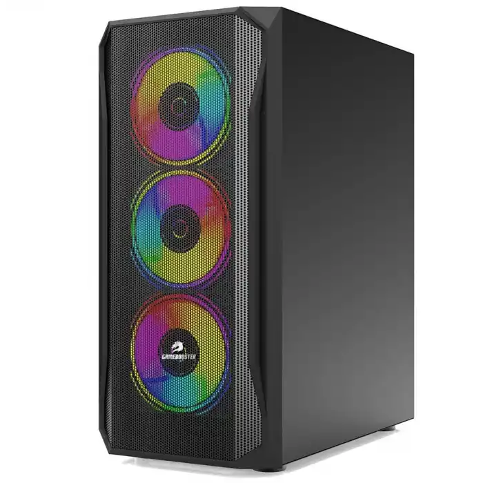 GAMEBOOSTER GB-T005MB Powersız Siyah Mesh Panel Mid Tower ATX Kasa