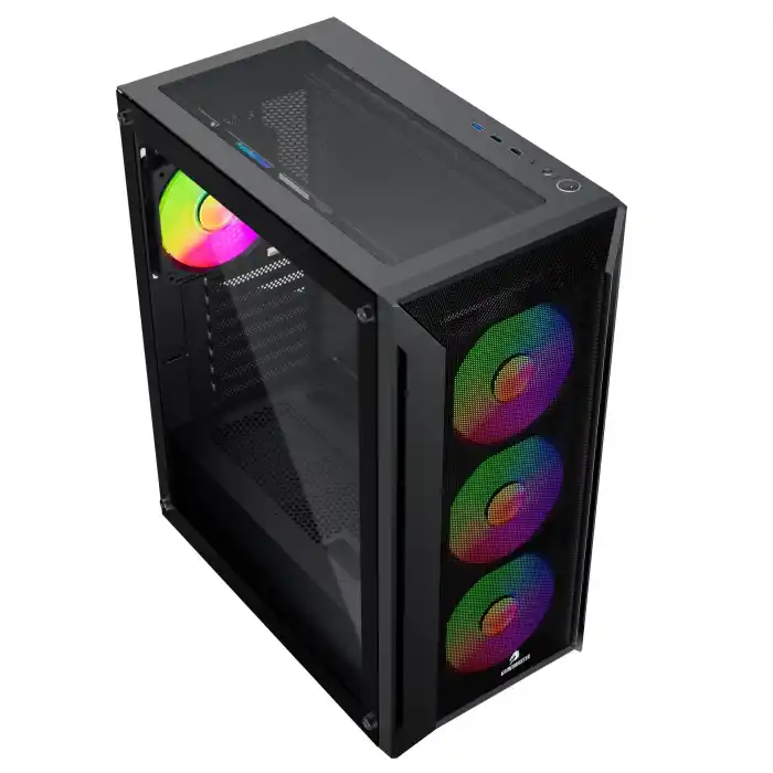 GAMEBOOSTER RAIDER E651B 650W 80+ Siyah Mesh Panel Full Tower E-ATX Kasa