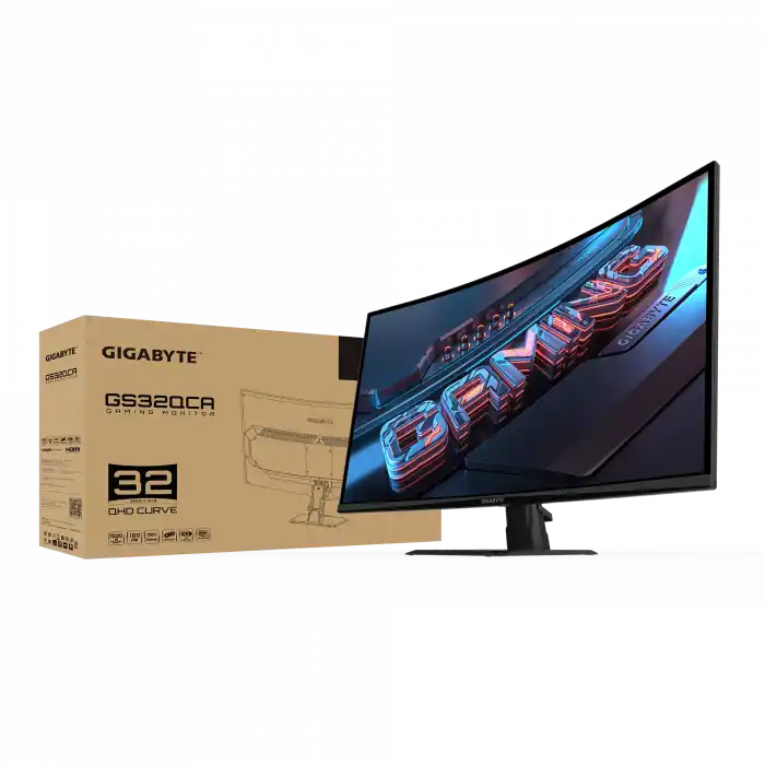 GIGABYTE GS32QCA 31.5" 180HZ 1MS HDMI MONITOR