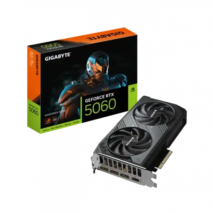 GIGABYTE RTX5060 WINDFORCE OC GV-N5060WF2OC-8GD 8GB GDDR7 128Bit